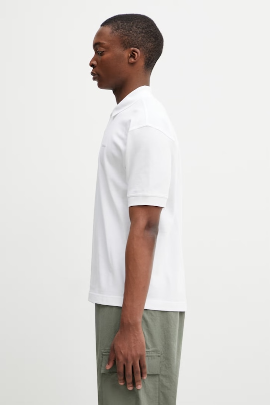 Barbour MML1469WH11 polo bawełniane męskie MML1469WH11 biały SS26