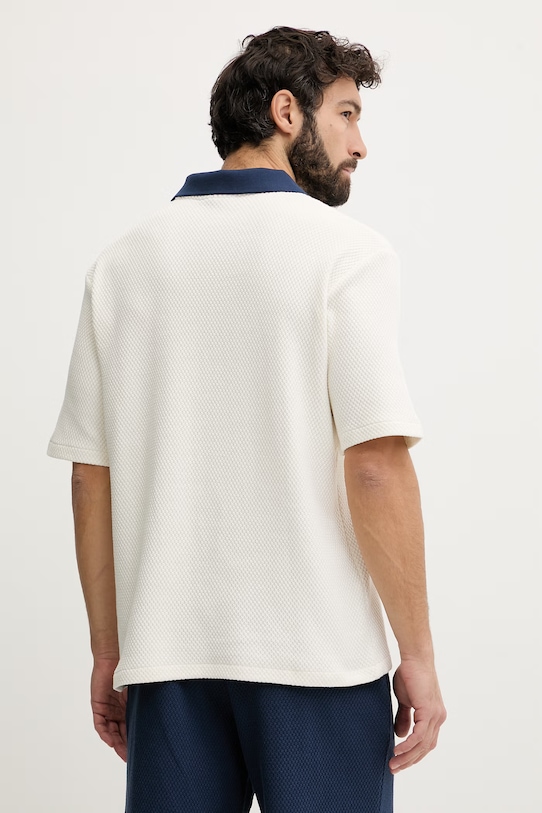 Odzież Guess polo męskie bawełniane JHONNY Z6GP05.K3208 beżowy