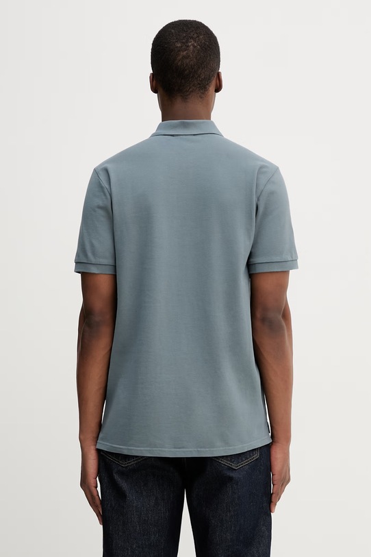 Odzież Carhartt WIP S/S Chase Pique Polo bawełniane męskie I023807.3LPXX niebieski