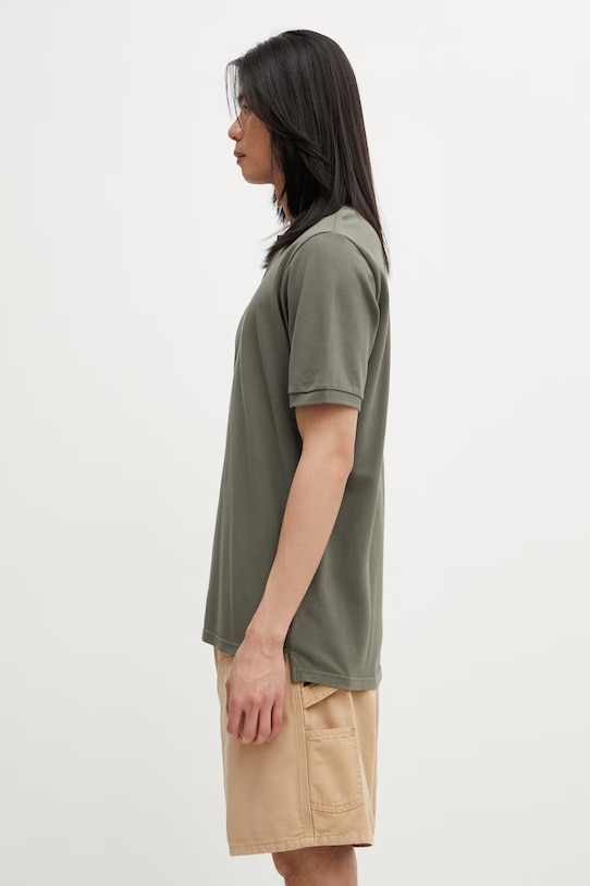 Carhartt WIP S/S Chase Pique Polo polo bawełniane męskie I023807.3LRXX zielony SS26