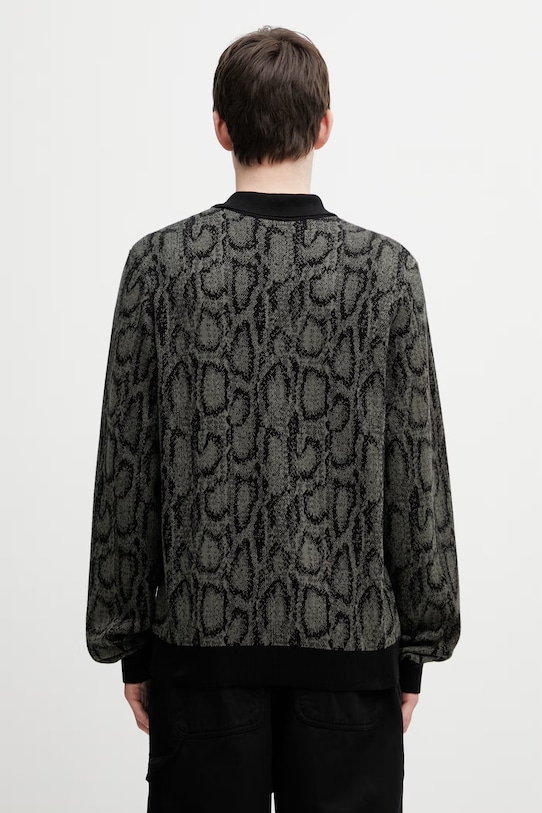 Odzież Carhartt WIP L/S Snake Polo sweter męski I036170.3QLXX zielony