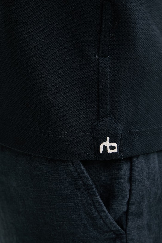 rag & bone polo męskie MBC25SP046PK46 granatowy