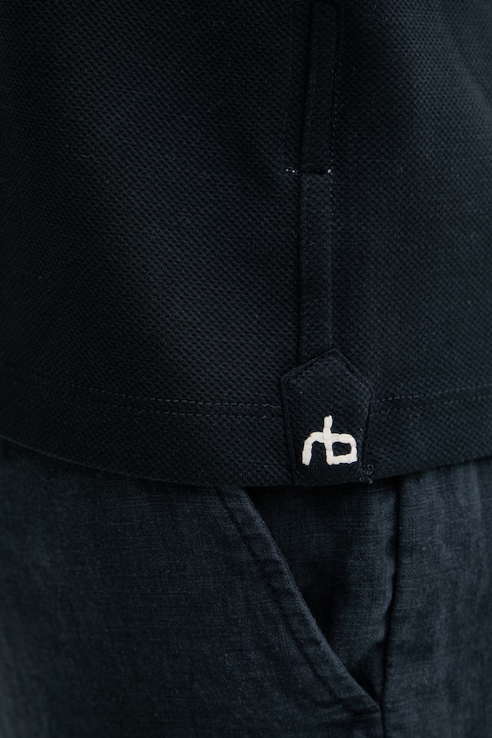 rag & bone polo męskie MBC25SP046PK46 granatowy