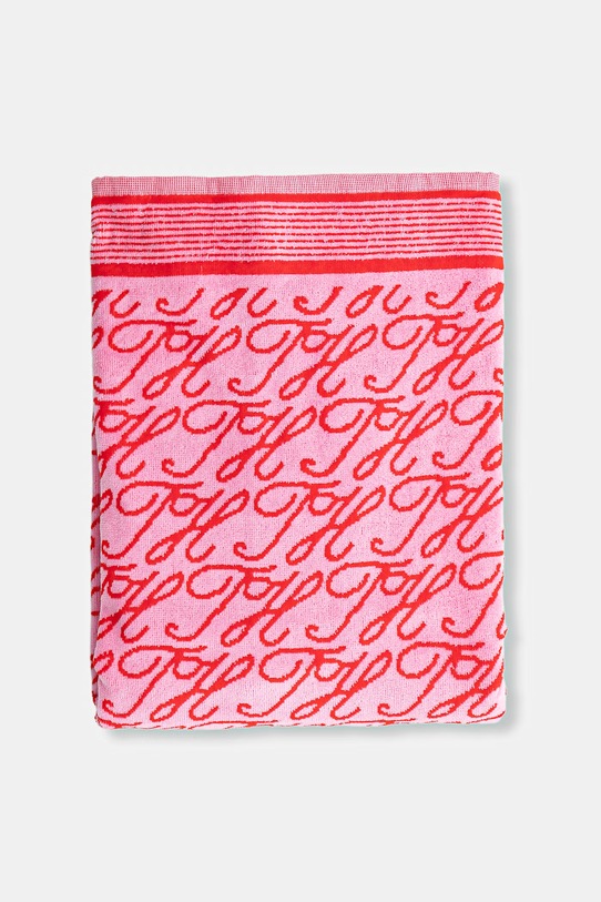 Tommy Hilfiger πετσέτα βαμβάκι SUMMER UU0UU00115 ροζ SS26