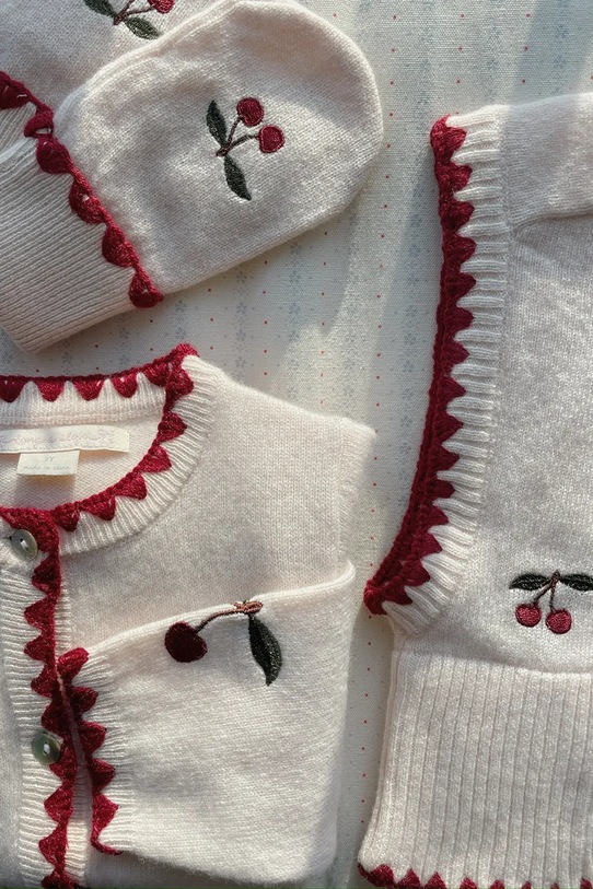 Konges Sløjd rękawiczki wełniane dziecięce COLLETTE MITTENS beżowy KS104272.PreSpring