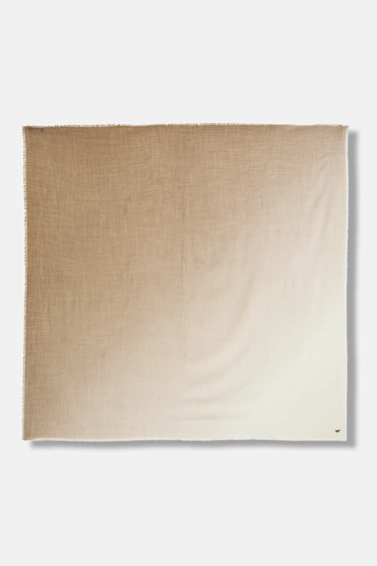 Weekend Max Mara φουλάρι γυναικείο μάλλινο ACARDATO καφέ 2615541054600