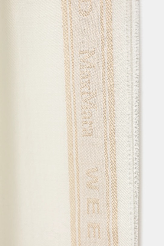 Akcesoria Weekend Max Mara szal z dodatkiem wełny ABALDI 2615541074600 beżowy