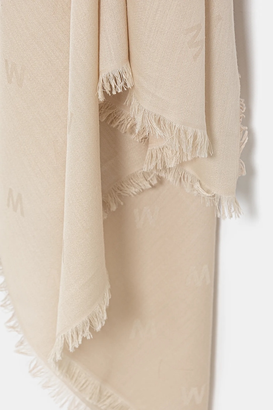 Weekend Max Mara chusta z dodatkiem jedwabiu ACEDRO 2615541094600 beżowy SS26