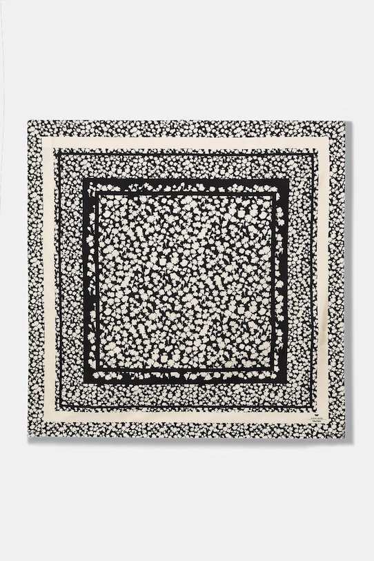 Weekend Max Mara chusta jedwabna AONESTONEW tkanina czarny 2615541164600