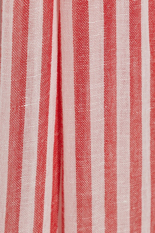 Weekend Max Mara chusta damska z dodatkiem lnu APERA 2615541025600 czerwony SS26