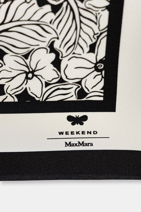 Weekend Max Mara apaszka damska jedwabna AONESTO 2615541035600 biały SS26