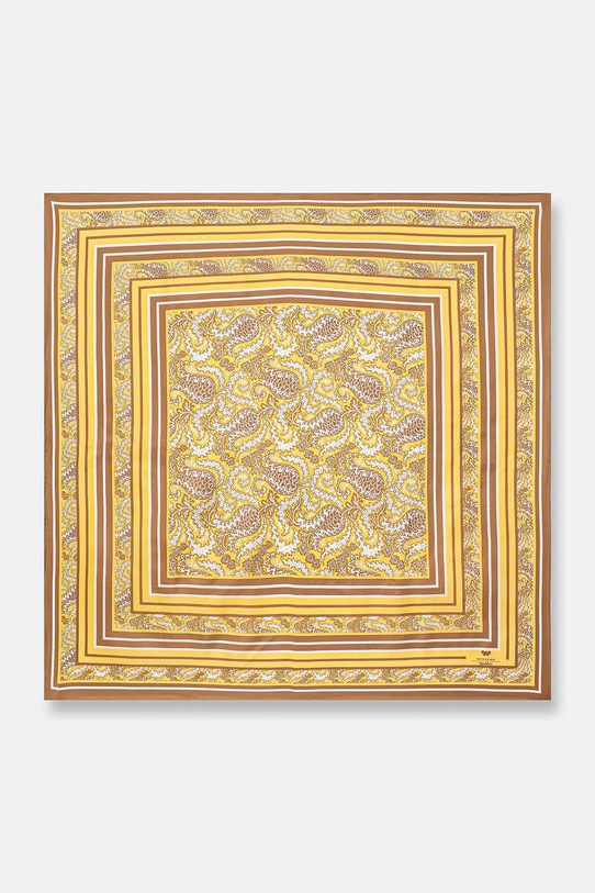 Weekend Max Mara apaszka damska jedwabna AONESTO żółty 2615541035600