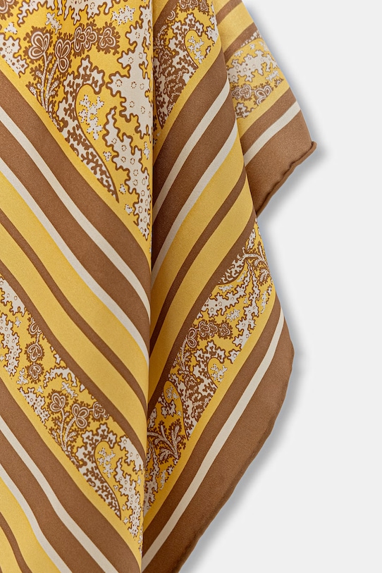 Akcesoria Weekend Max Mara apaszka damska jedwabna AONESTO 2615541035600 żółty