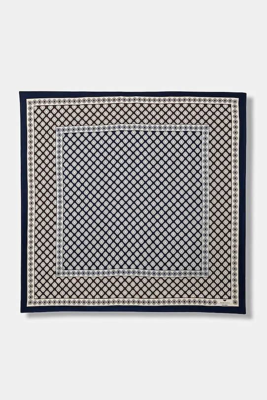 Weekend Max Mara apaszka damska jedwabna AONESTO granatowy 2615541035600