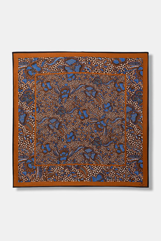 Weekend Max Mara apaszka damska jedwabna AONESTO brązowy 2615541035600