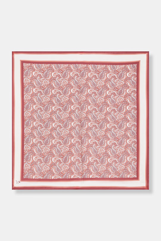 Weekend Max Mara chusta damska z dodatkiem jedwabiu ASARONG pomarańczowy 2615541045600