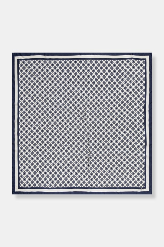 Weekend Max Mara chusta damska z dodatkiem jedwabiu ASARONG granatowy 2615541045600