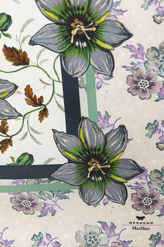 Weekend Max Mara Svilena ruta ženska AONESTONEW 2615541065600 bež SS26