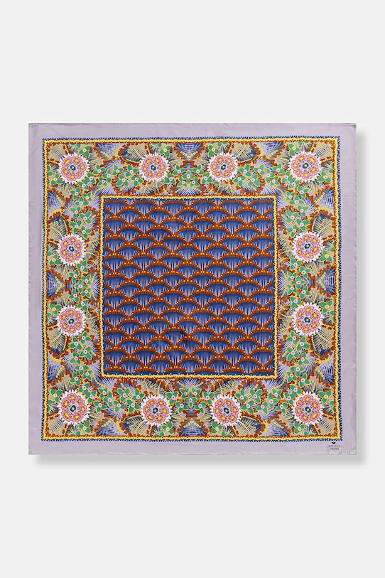 Weekend Max Mara apaszka damska jedwabna AONESTONEW fioletowy 2615541065600