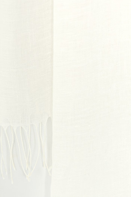 Akcesoria Weekend Max Mara szal damski lniany ASIONBIO 2615541105600 beżowy