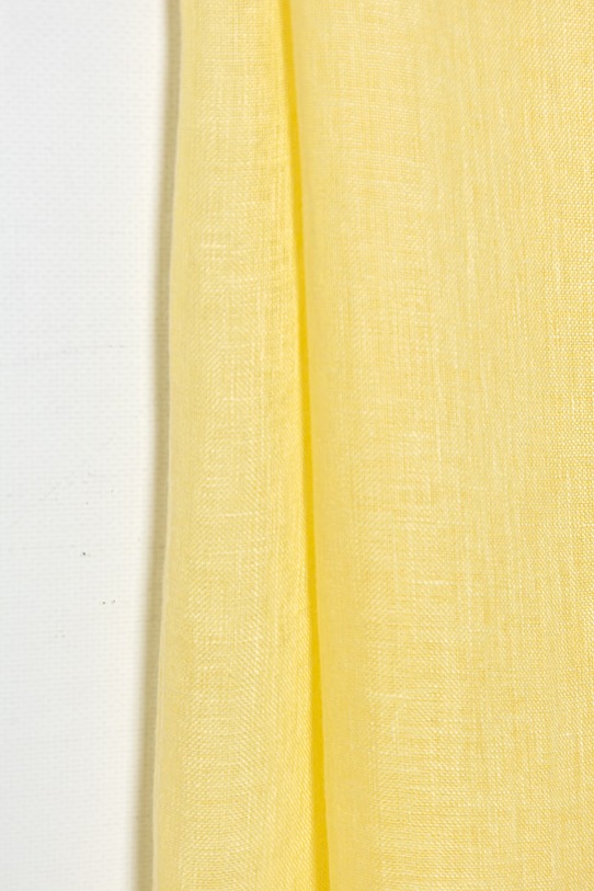 Akcesoria Weekend Max Mara szal damski lniany ASIONBIO 2615541105600 żółty