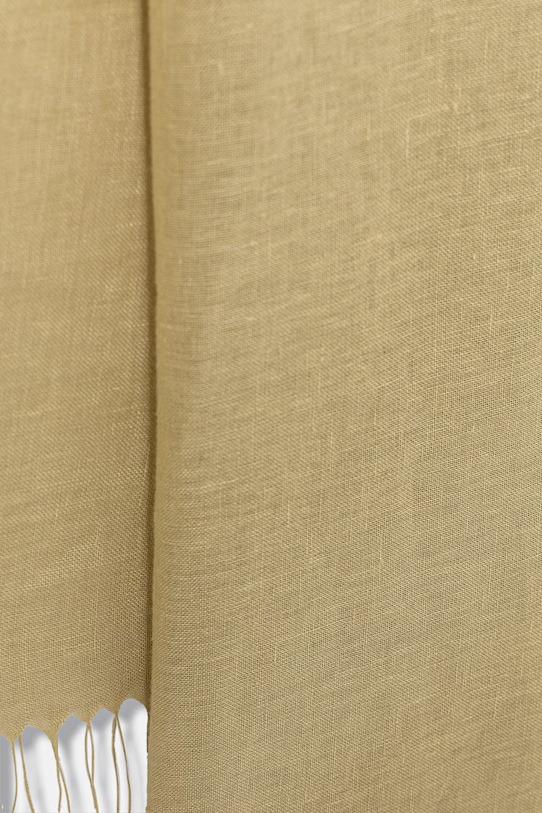 Weekend Max Mara szal damski lniany ASIONBIO 2615541105600 beżowy SS26