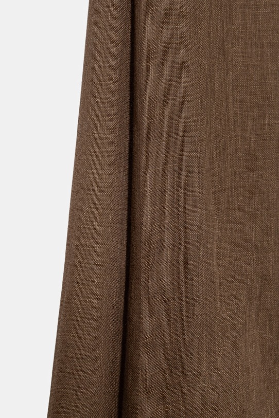 Weekend Max Mara szal damski lniany ASIONBIO 2615541105600 brązowy SS26