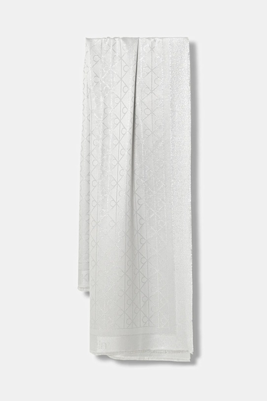 Calvin Klein szalik drobny wzór szary LV04F8062G