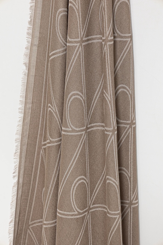 Akcesoria Calvin Klein chusta LV04F8077G beżowy