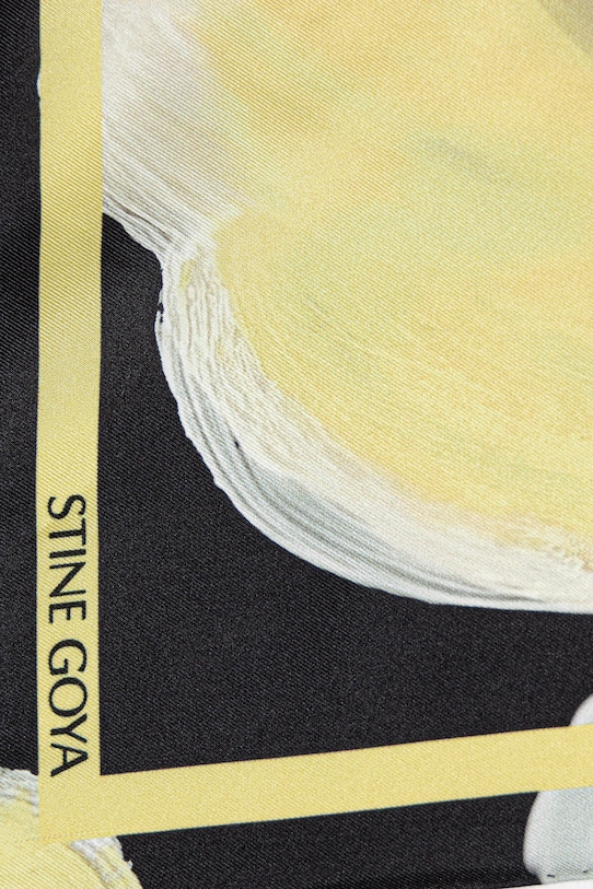 Akcesoria Stine Goya apaszka jedwabna SG.PS26.A010.2287 żółty