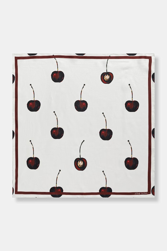Hedvábný šátek Stine Goya látka burgundské SG.SS26.A010.2287