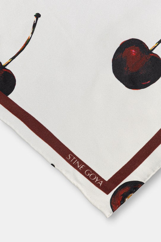 Hedvábný šátek Stine Goya SG.SS26.A010.2287 burgundské SS26