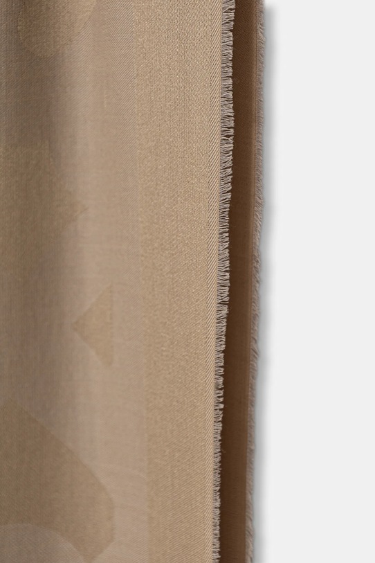 Κασκόλ με προσθήκη μαλλιού BOSS Monyque 50555434 μπεζ SS26