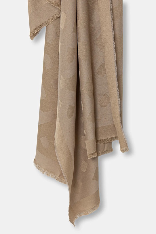 Αξεσουάρ Κασκόλ με προσθήκη μαλλιού BOSS Monyque 50555434 μπεζ