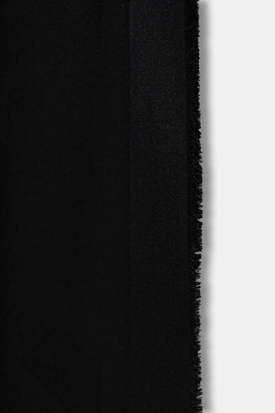 Κασκόλ με προσθήκη μαλλιού BOSS Monyque 50555434 μαύρο SS26