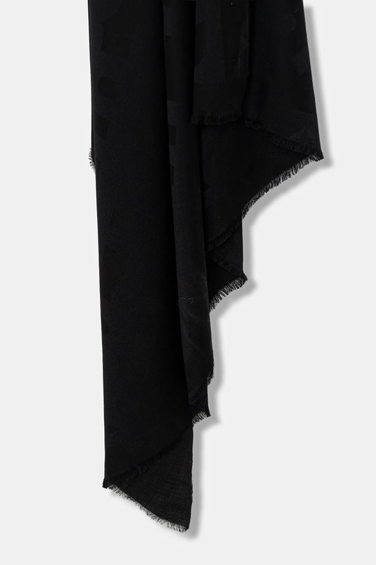 Αξεσουάρ Κασκόλ με προσθήκη μαλλιού BOSS Monyque 50555434 μαύρο