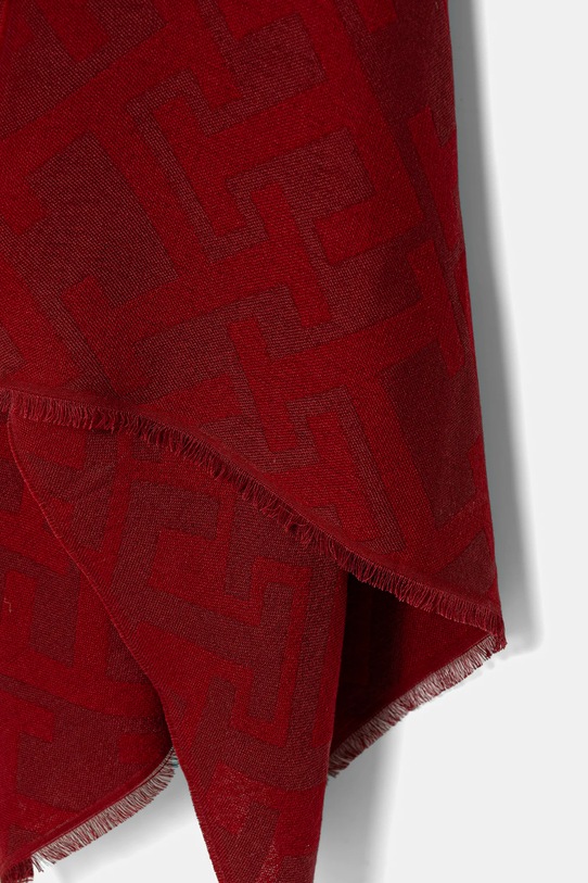 Tommy Hilfiger szalik z dodatkiem wełny AW0AW18051 czerwony SS26