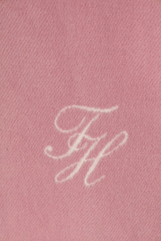 Akcesoria Tommy Hilfiger szalik wełniany AW0AW18222 różowy