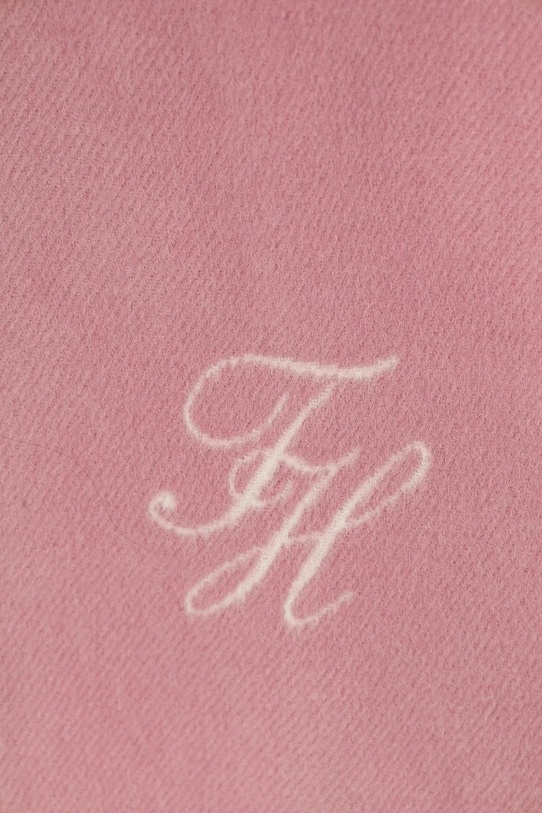 Akcesoria Tommy Hilfiger szalik wełniany AW0AW18222 różowy