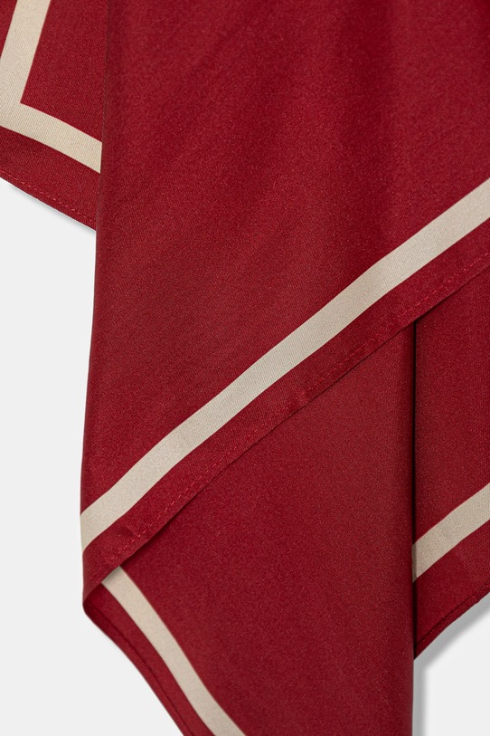 Tommy Hilfiger chusta jedwabna AW0AW18223 czerwony SS26