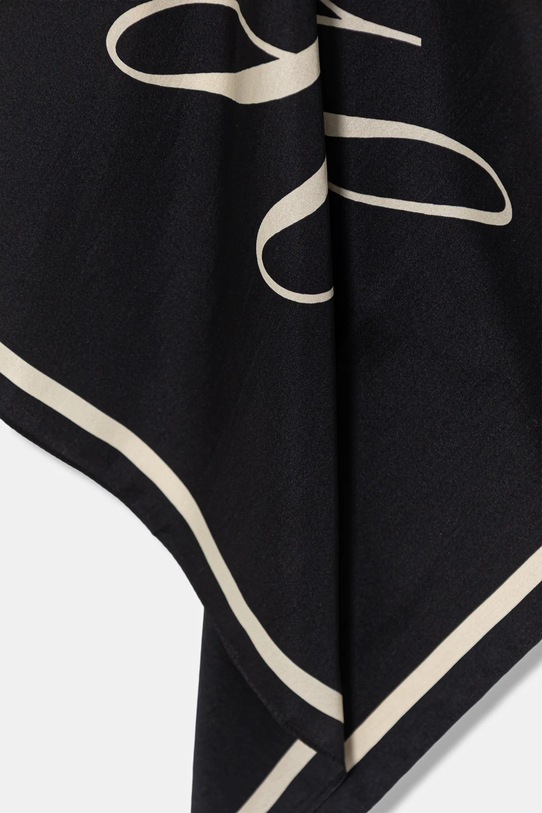 Tommy Hilfiger chusta jedwabna AW0AW18223 granatowy SS26