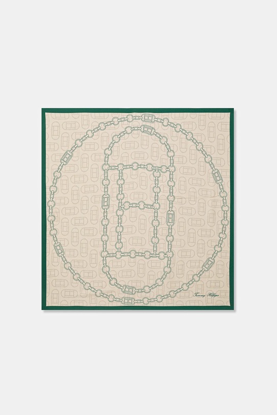 Svilena ruta Tommy Hilfiger Svila bež AW0AW18277