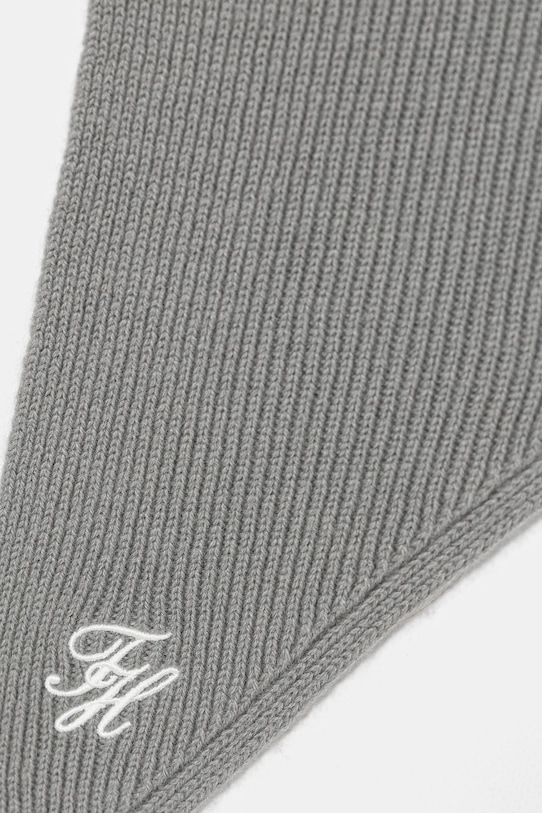 Tommy Hilfiger chusta wełniana AW0AW18516 szary SS26