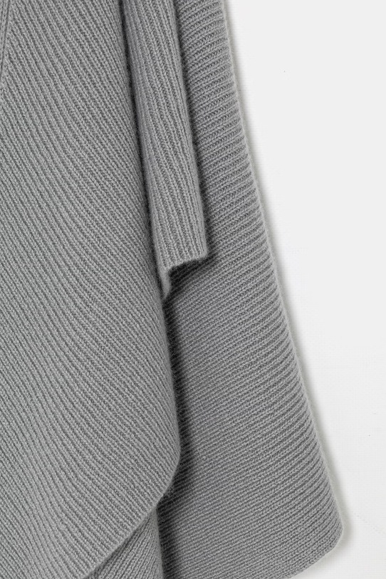 Akcesoria Tommy Hilfiger chusta wełniana AW0AW18516 szary