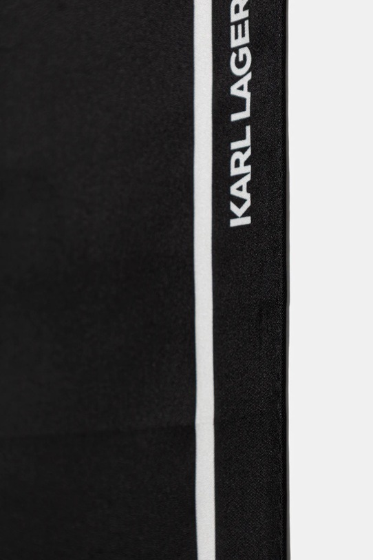 Μεταξωτό φουλάρι Karl Lagerfeld IKON B1W33034 μαύρο SS26
