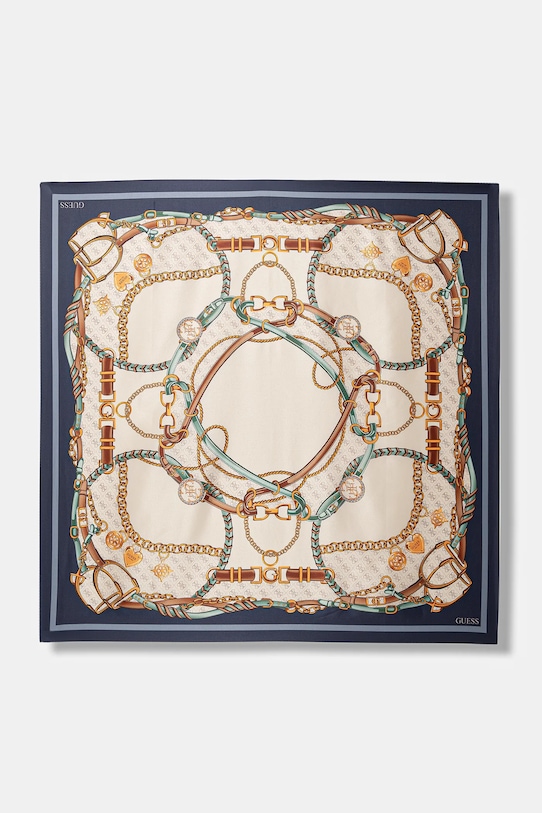 Guess chusta tkanina granatowy AW5444.POL01