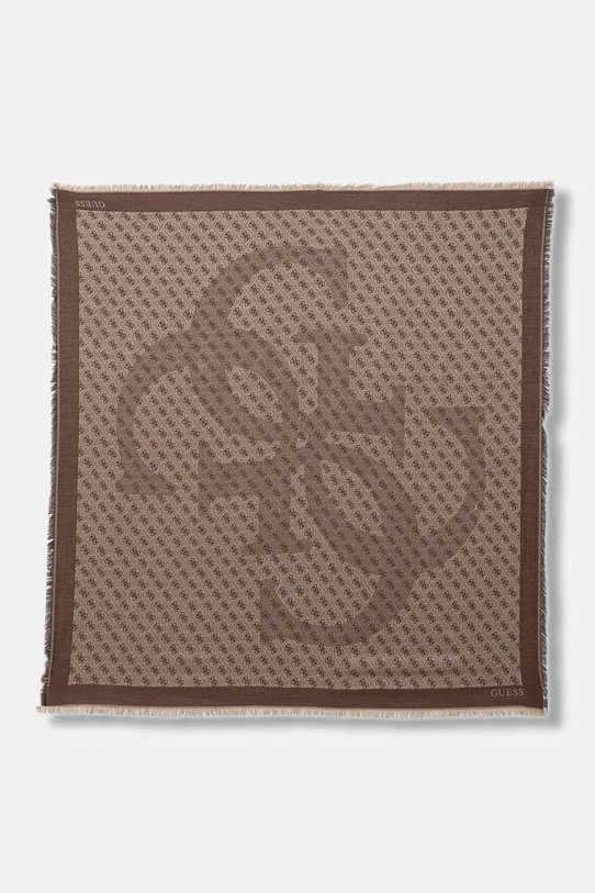 Σάλι Guess ECO ERICA ύφασμα καφέ AW5449.VIS03
