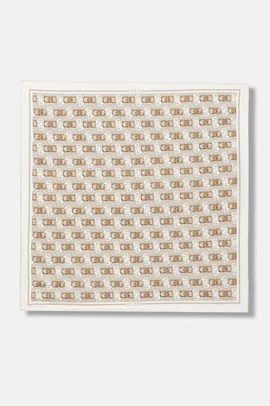 Guess apaszka jedwabna KARNILLA tkanina beżowy AW5454.SIL03