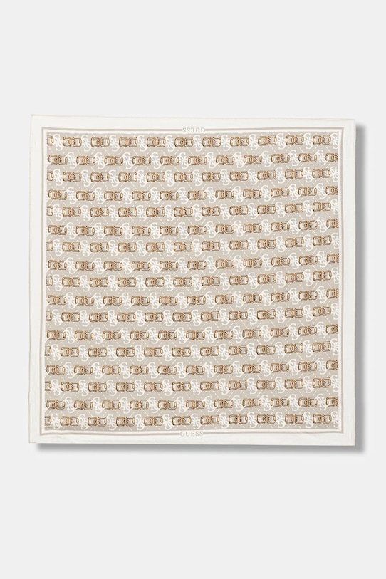 Guess apaszka jedwabna KARNILLA tkanina beżowy AW5454.SIL03