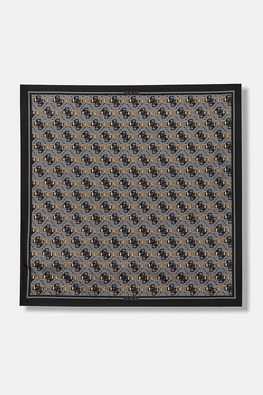 Μεταξωτό φουλάρι Guess KARNILLA ύφασμα γκρί AW5454.SIL03